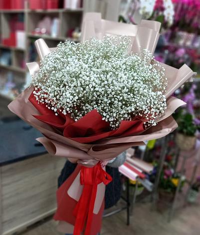 Букет цветов из: Гипсофила в Иркутске