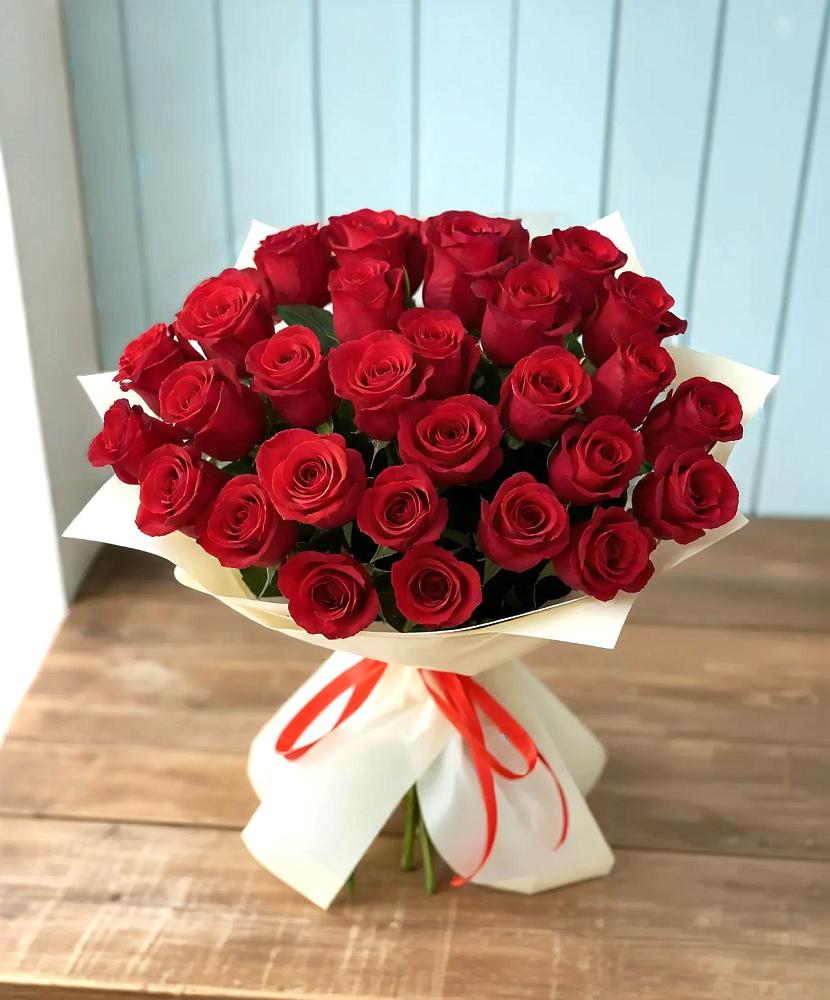 Букет 29 Красных роз в Иркутске