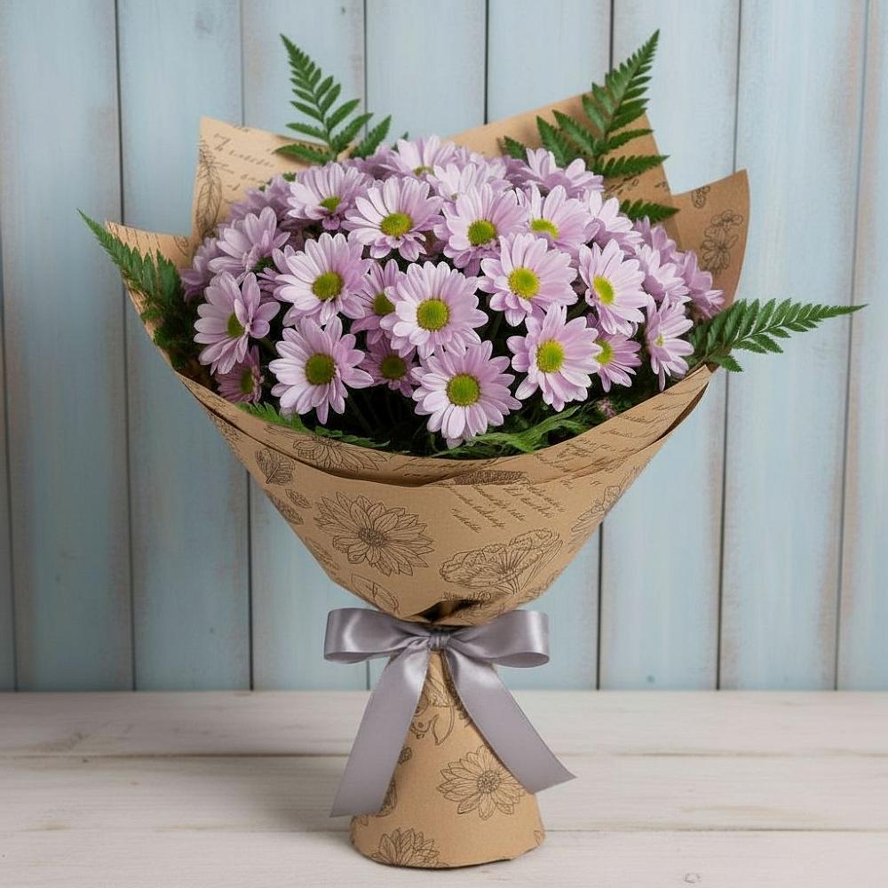 Букет цветов из: Хризантемы в Иркутске