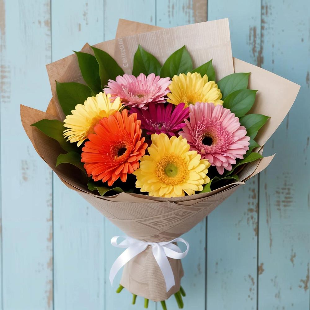 Букет цветов из: Герберы в Иркутске
