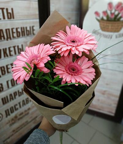 Букет цветов из: Герберы в Иркутске