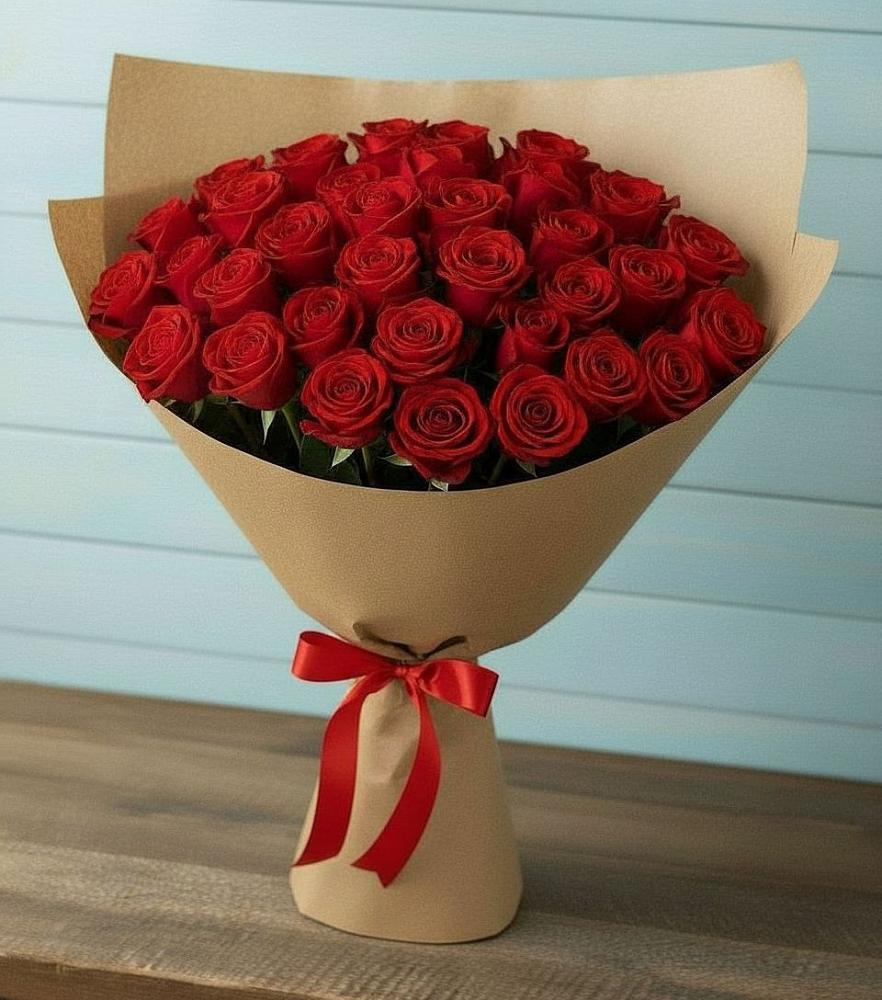 Букет Красные розы Милано в Иркутске