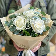 Букет Нежные грёзы в Иркутске Букет цветов из: Розы в Иркутске