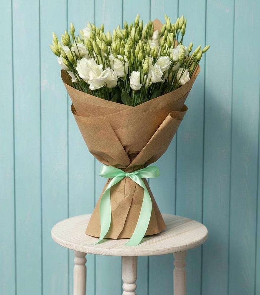 Букет цветов из: Лизиантусы в Иркутске