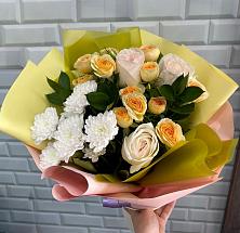 Букет цветов из:  Розы и Хризантемы #REPLACE_PRED# Иркутске