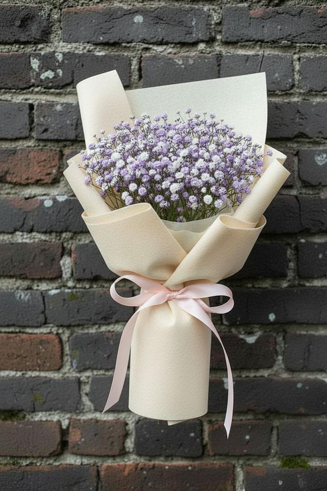 Букет цветов из: Гипсофила в Иркутске