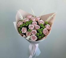 Букет цветов из:  Розы и Хризантемы #REPLACE_PRED# Иркутске