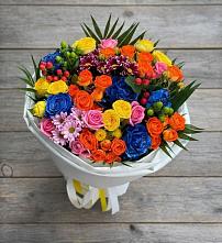 Букет цветов из:  Розы и Хризантемы #REPLACE_PRED# Иркутске