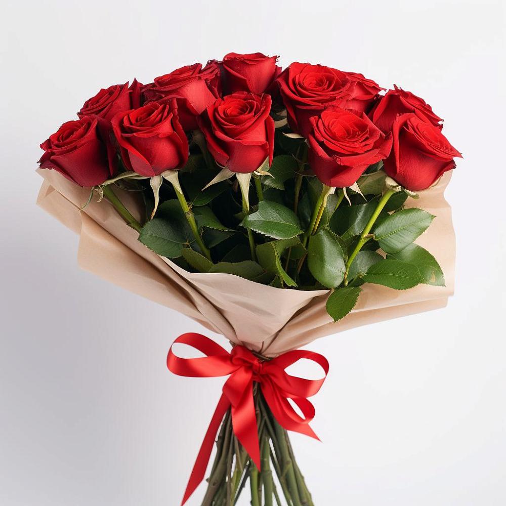 Букет 11 Красных роз Эдлесс Лав в Иркутске